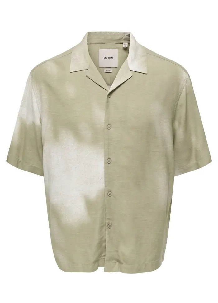 Camicia Relaxed Fit, Unisex, Verde chiaro