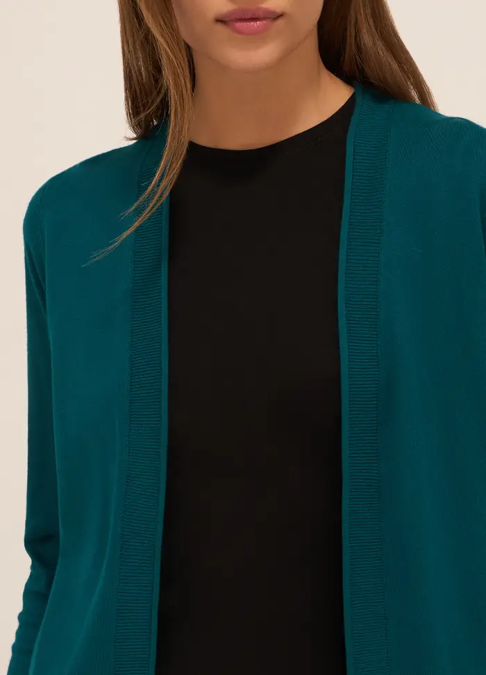 Upim Cardigan Misto Viscosa Donna, Verde smeraldo