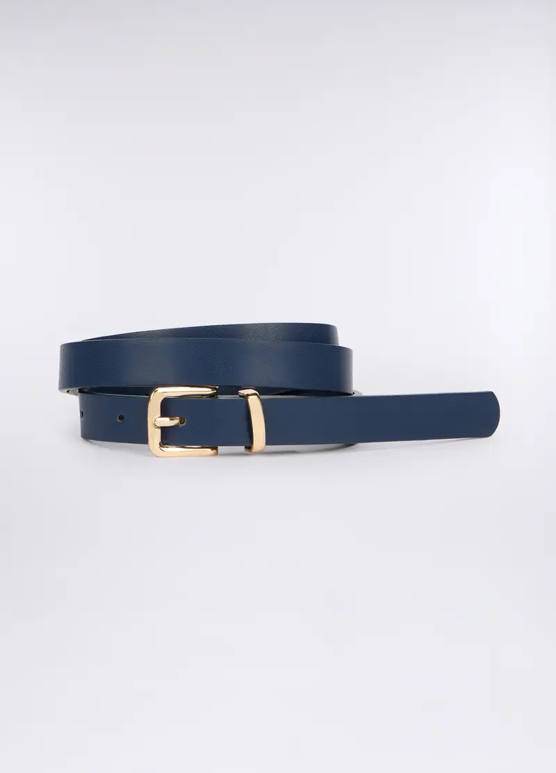 Upim Cintura In Eco Pelle Donna, Blu