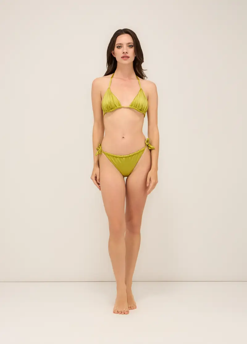 Upim, Costume Brasiliana In Microfibra Donna, Verde pistacchio, Taglia: 40