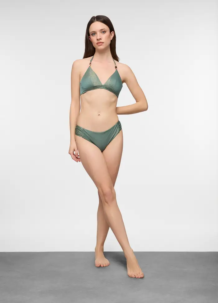 Upim Costume Slip Donna, Verde muschio