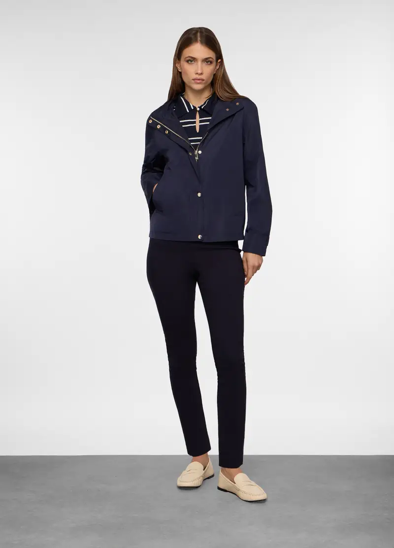 Upim Giacca A Vento Con Cappuccio Donna, Blu navy