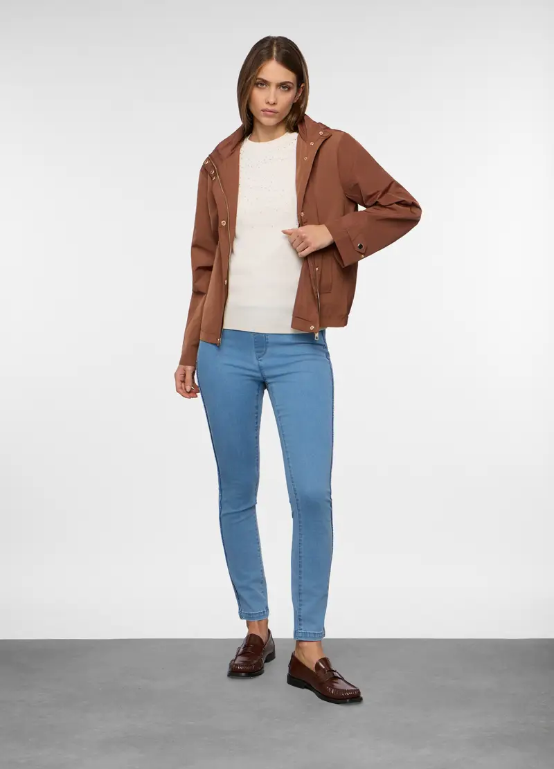 Upim Giacca A Vento Con Cappuccio Donna, Marrone chiaro