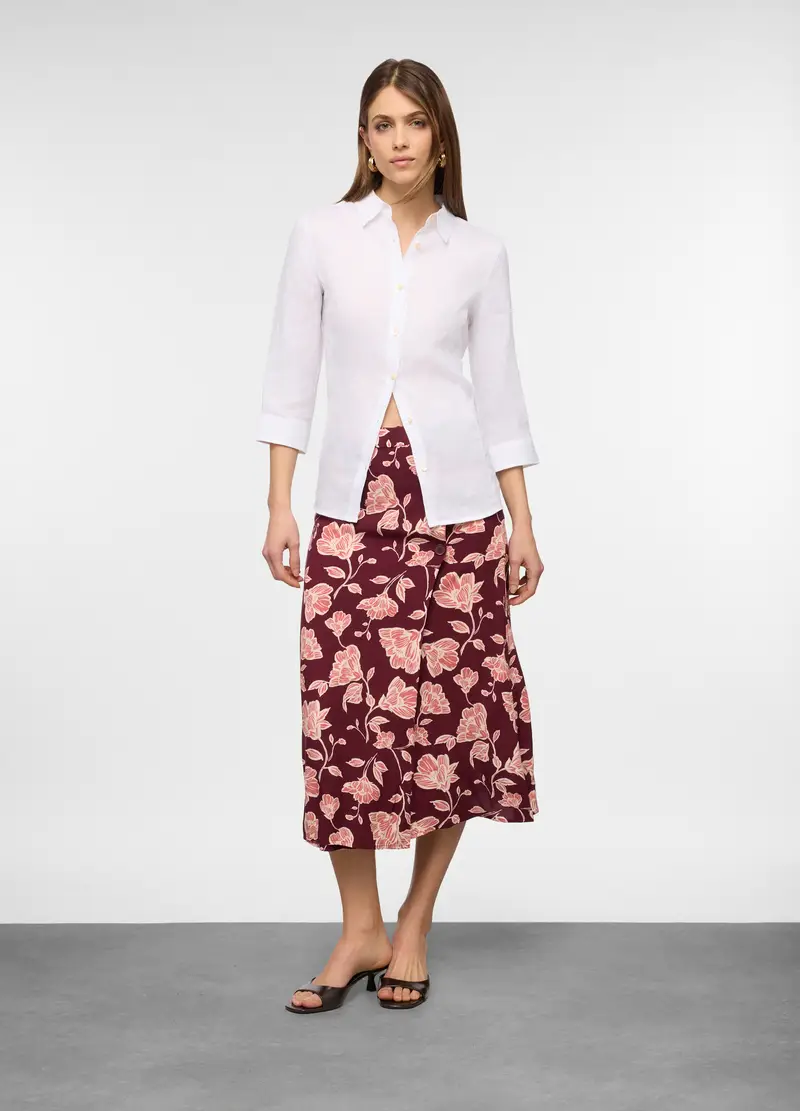 Upim Gonna Lunga A Portafoglio Donna, Rosso burgundy