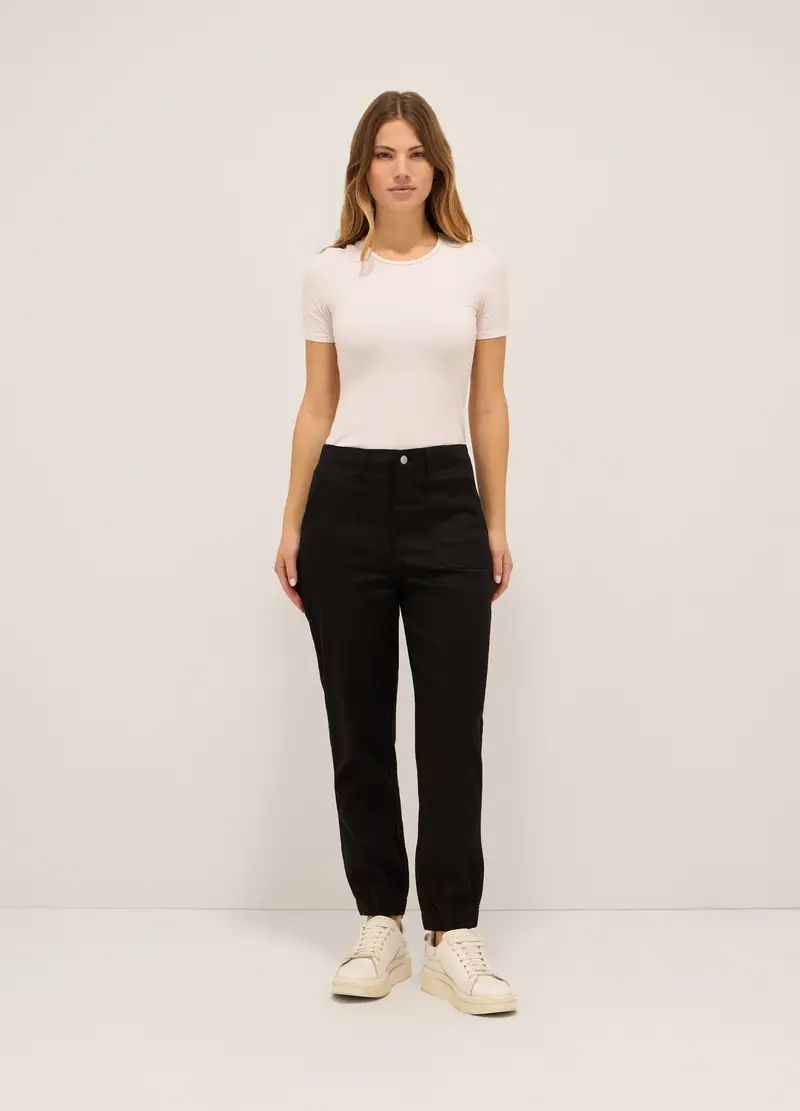 UPIM HB Pantaloni In Twill Donna, Nero