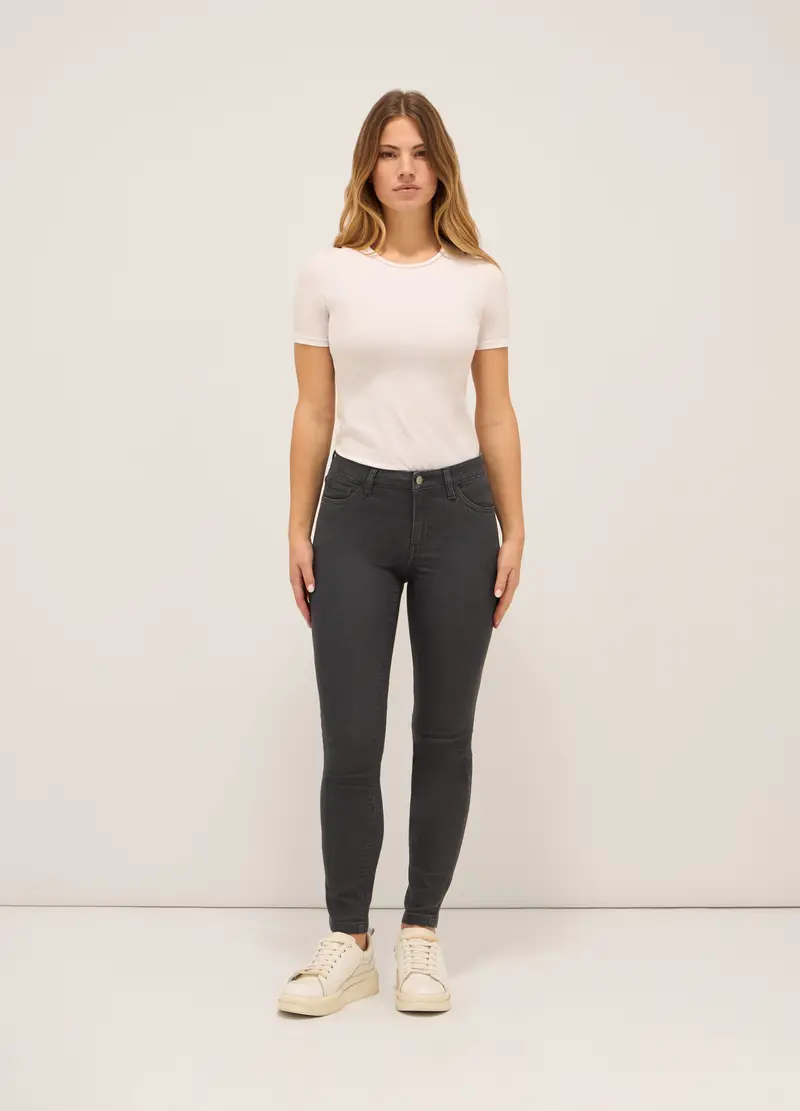 UPIM HB Treggings Stretch Denim Donna, Grigio scuro