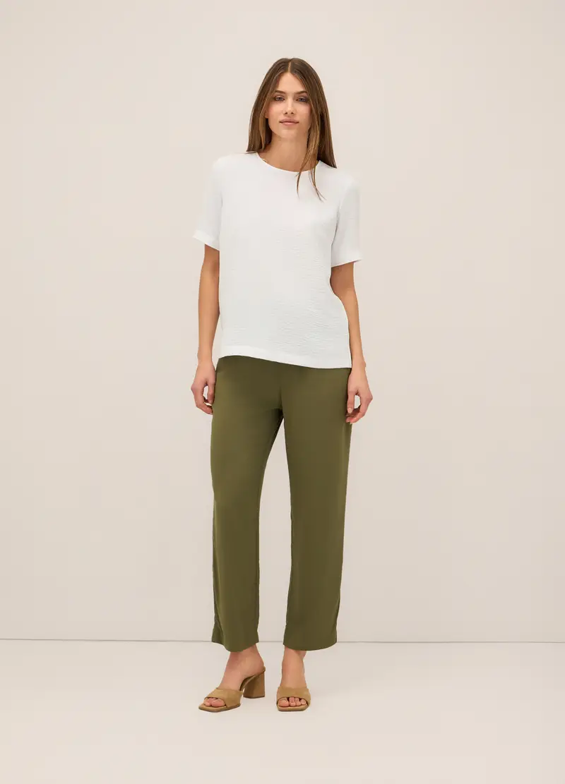 Upim Jogger In Pura Viscosa Donna, Verde militare
