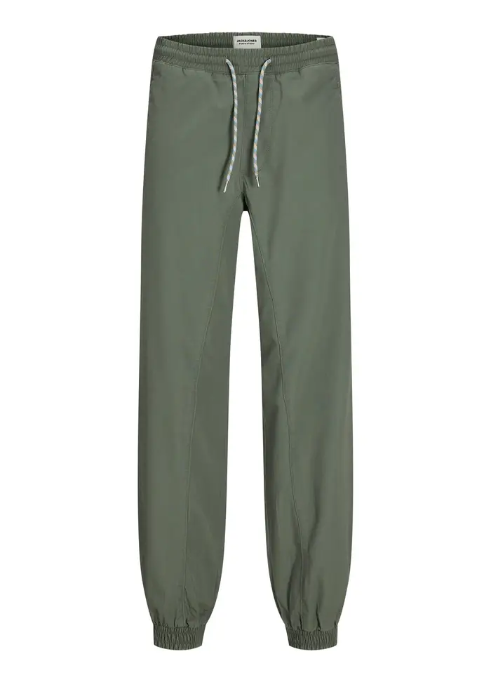 Jogger In Tela Leggera Uomo, Unisex, Verde militare