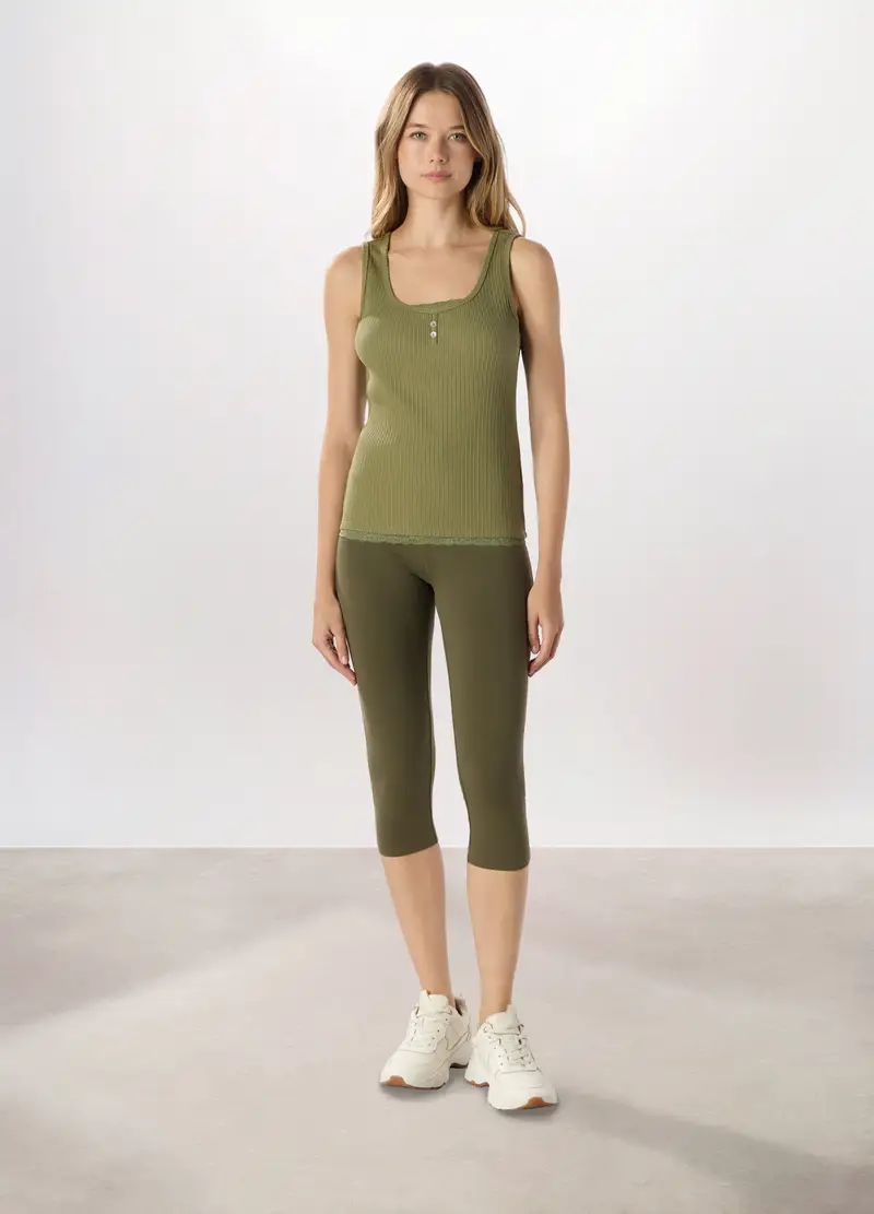 Upim Leggings Donna Verde 3189415