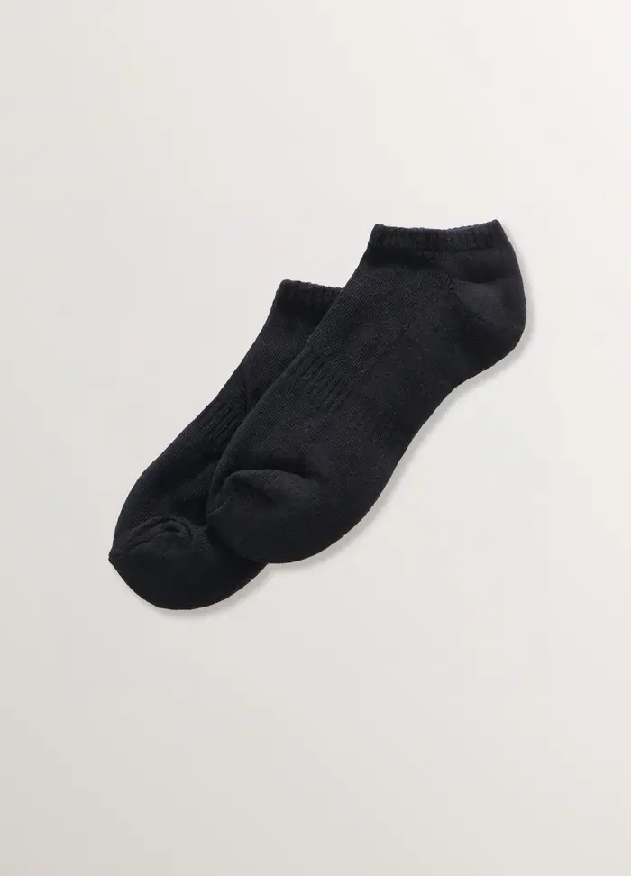 Upim Pack 3 Calze Corte In Misto Cotone Stretch Donna, Nero