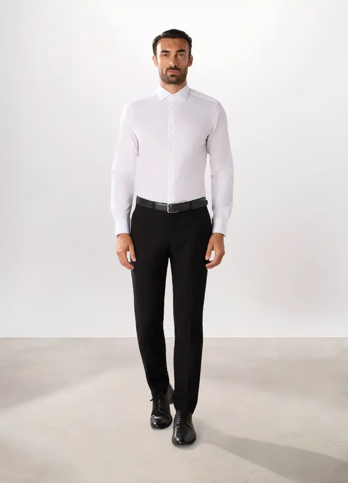Upim Pantalone Regular In Twill Stretch Uomo, Nero