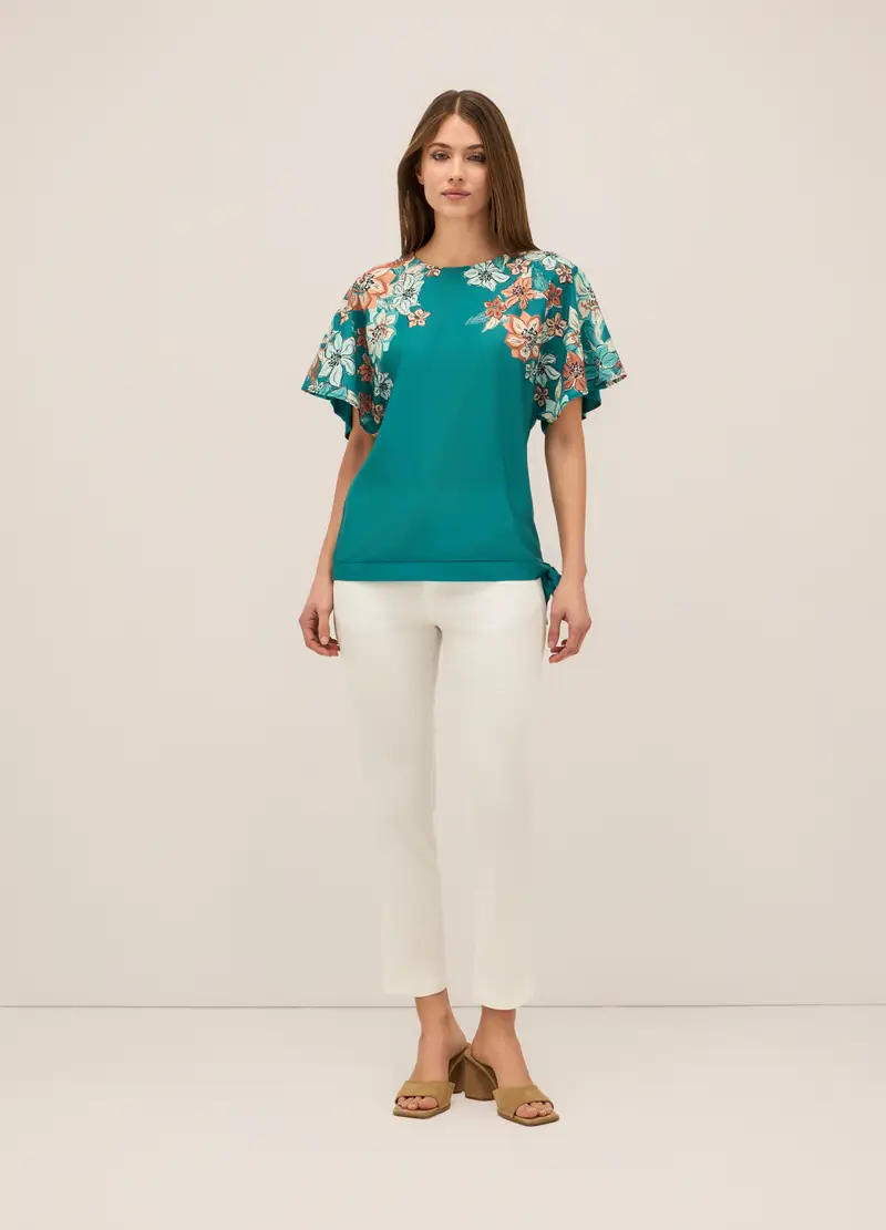 Upim Pantaloni Chino In Twill Di Cotone Stretch Donna, Bianco gesso