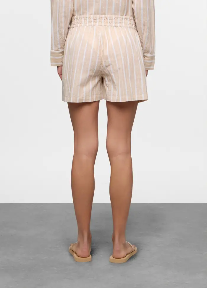 Shorts Copricostume Donna, Bianco/Beige