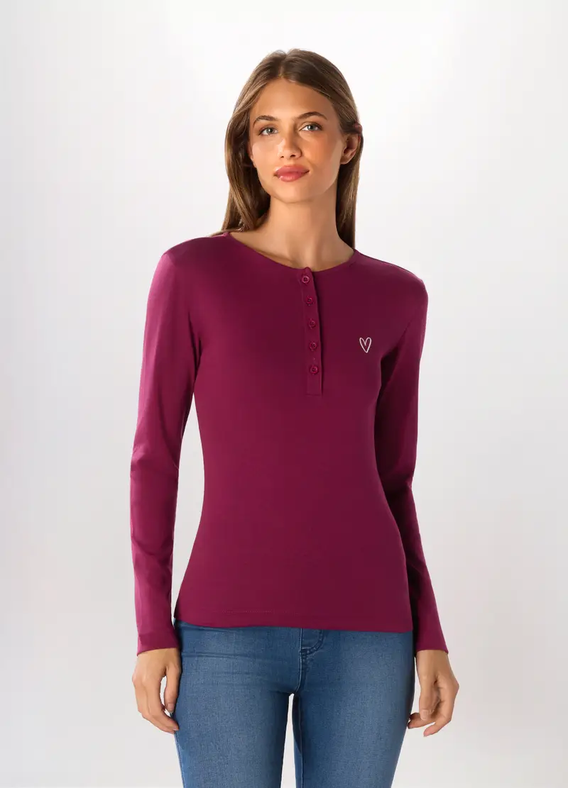 Upim T-shirt Donna Bordeaux 4252558