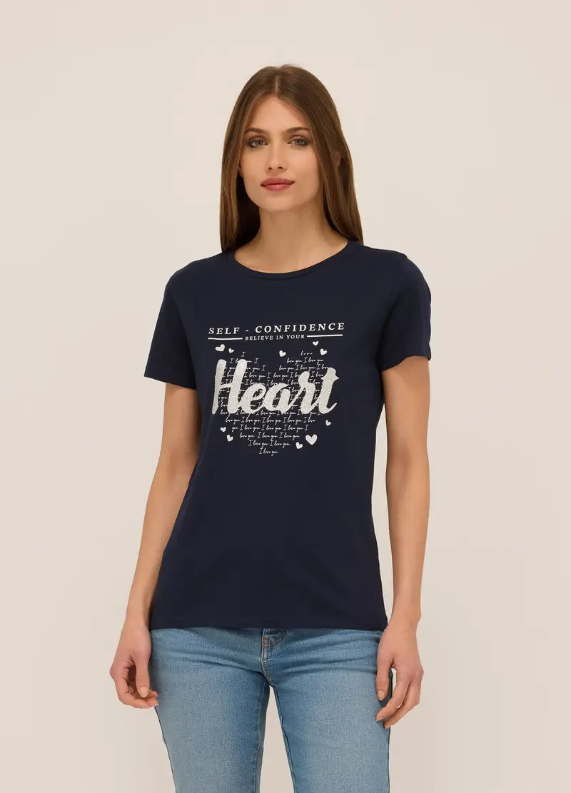 Upim T-shirt Donna Blu 1059350