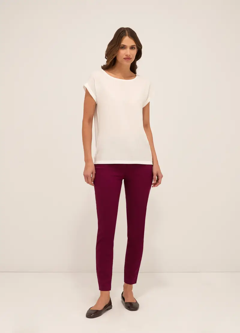 Upim Treggings In Misto Cotone Donna, Rosso fragola