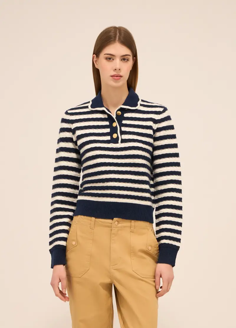 Upim Tricot A Righe Donna, Blu scuro