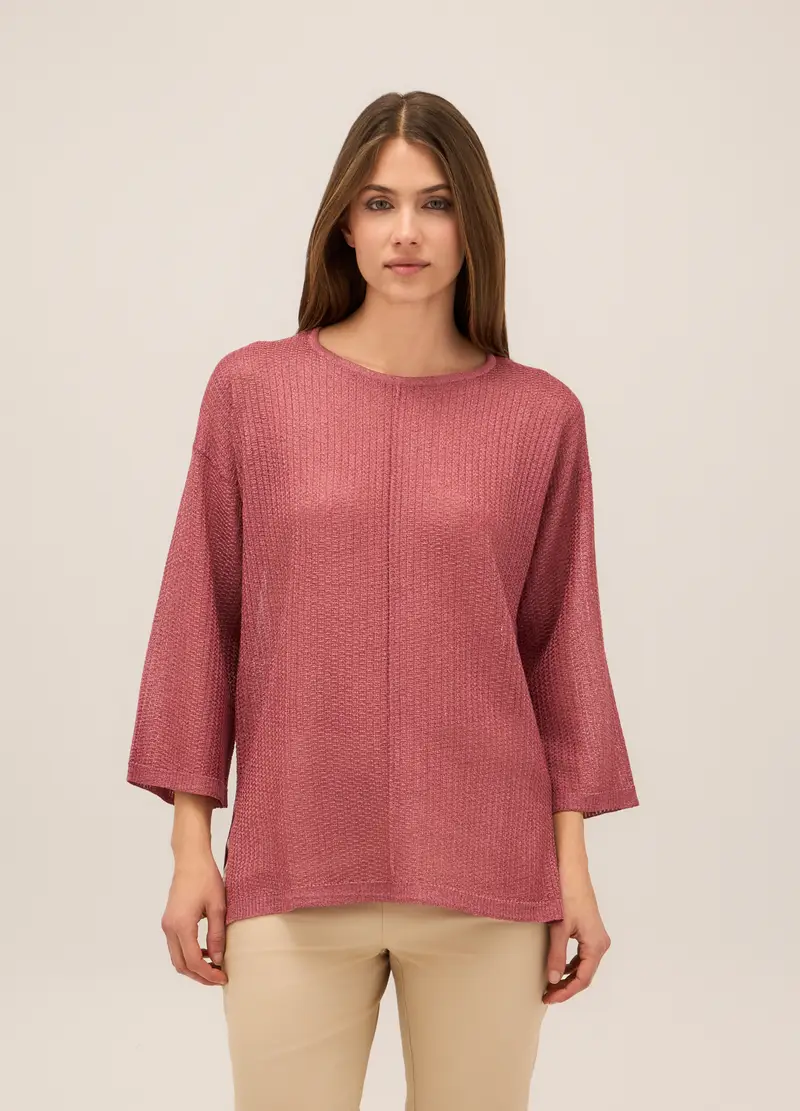 Upim Tricot Misto Viscosa Donna, Rosa scuro