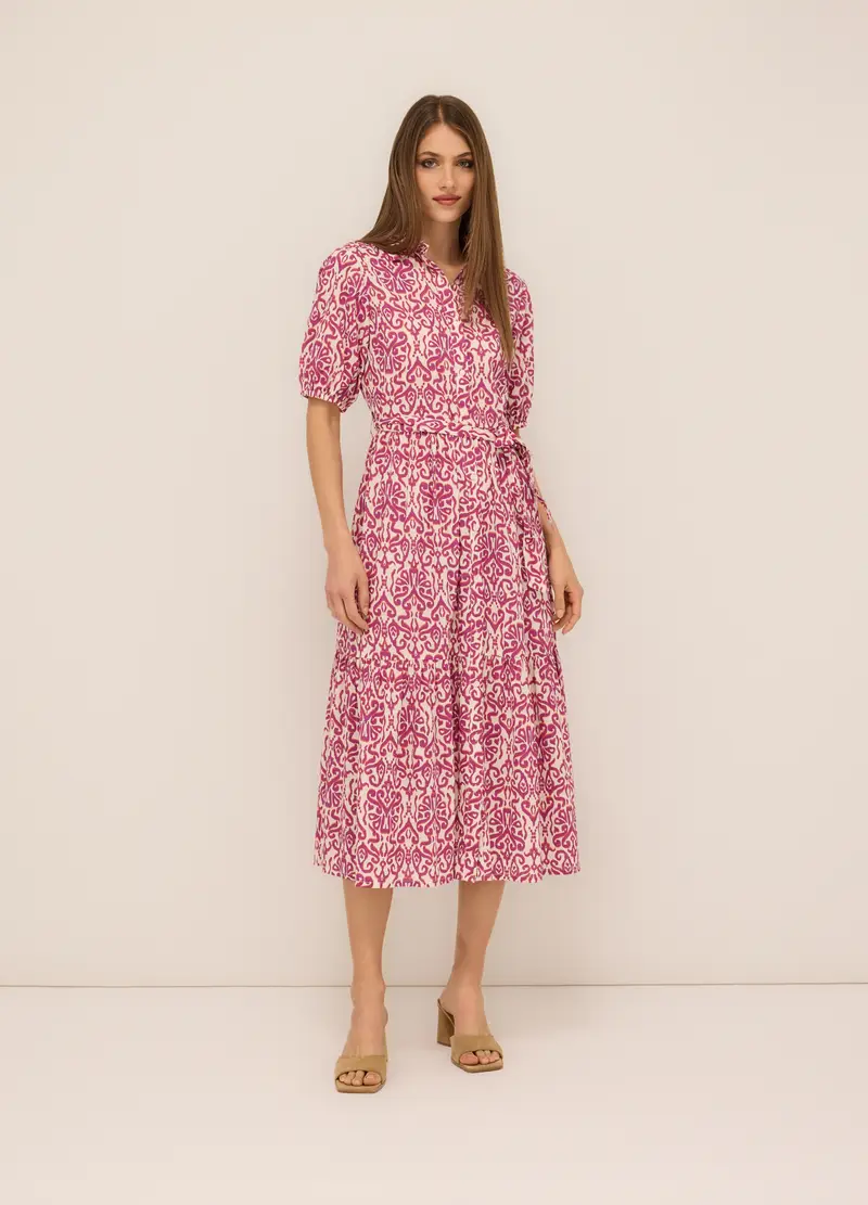 Upim Vestito Lungo In Puro Cotone Donna, Bianco