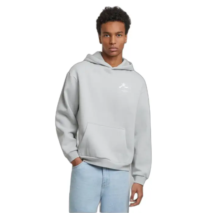 Upscale Felpa con cappuccio morbida RUN Sports Club Gris