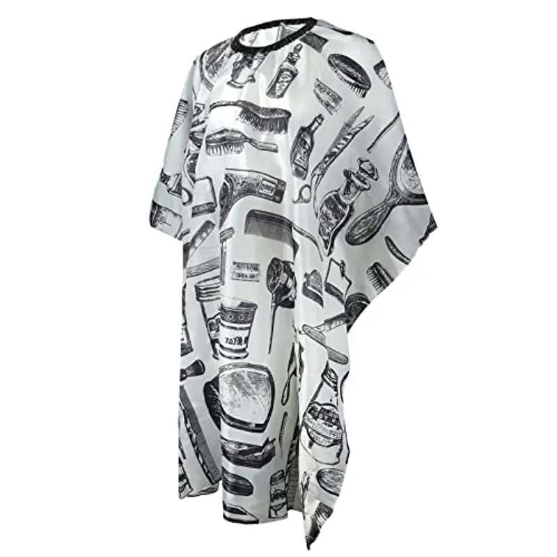 URAQT Mantelle per Parrucchiere, Mantella Taglio Capelli a Tutta Lunghezza, Telo Parrucchiera Professionale per Acconciatura, Taglio e