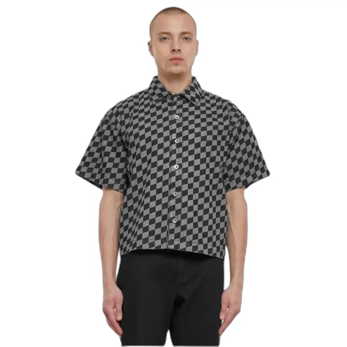 Camicia boxy stampata Urban Classics Noir