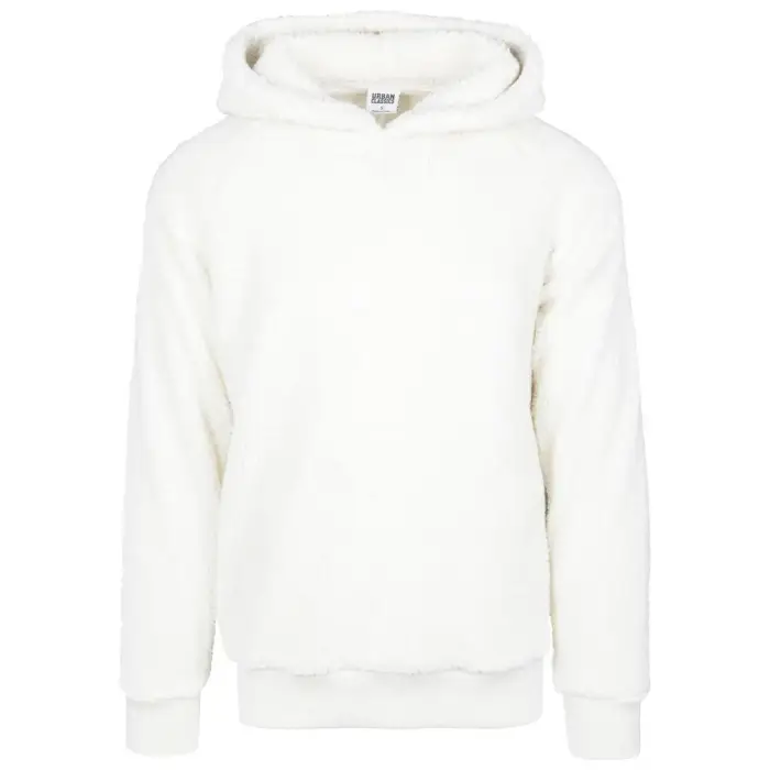 Felpa con cappuccio Urban Classic sherpa Blanc