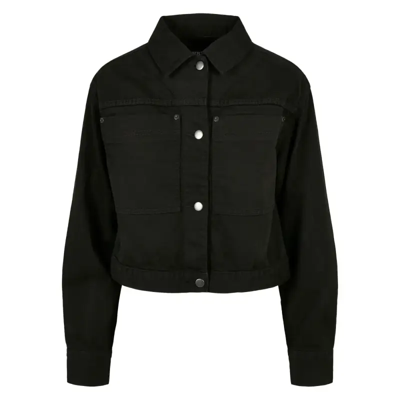 Urban Classics Giacca corta in denim da donna Boxy Worker