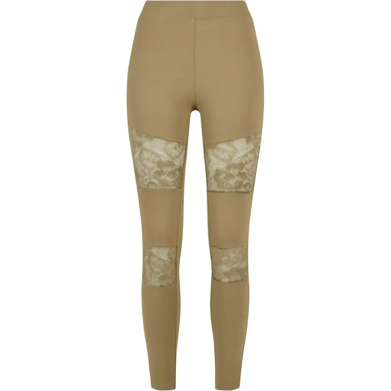 Urban Classics Leggings da donna Lacci Inset GT