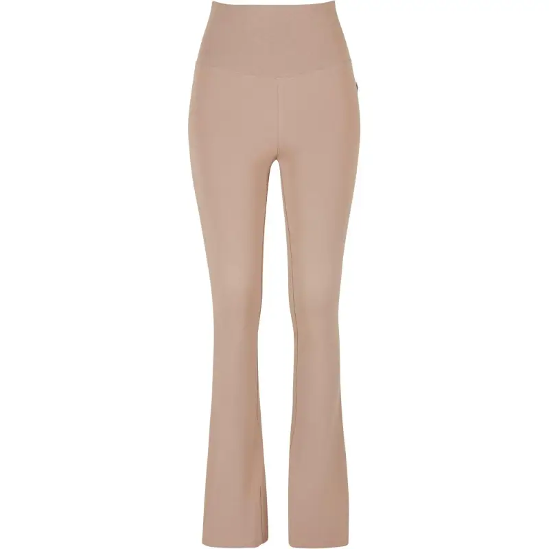 Urban Classics Leggings da donna Organic Stretch Jersey Bootcut GT