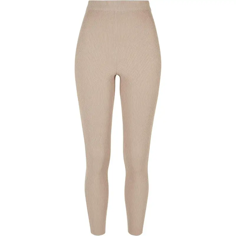 Urban Classics Leggings da donna Rib Knit