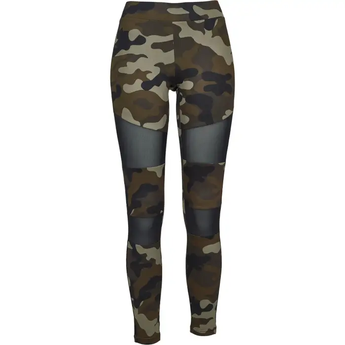 Urban Classics Leggings donna taglie forti Urban Classic mesh Multicolore
