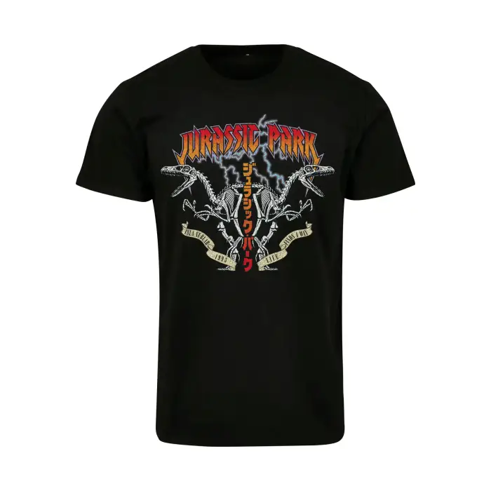 Maglietta Urban Classics Jurassic Park Rock Noir