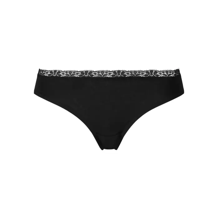 Urban Classics Mutandine da donna in cotone Basic Brazilian Lace (x5)