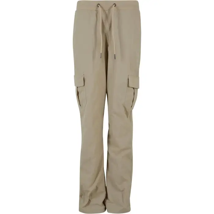 Pantaloni cargo da donna in nylon Urban Classics Blanc