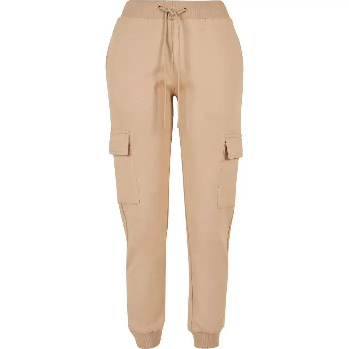 Pantaloni cargo da jogging donna Urban Classics GT Beige