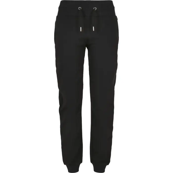 Urban Classics Pantaloni da donna organic taille haute Noir