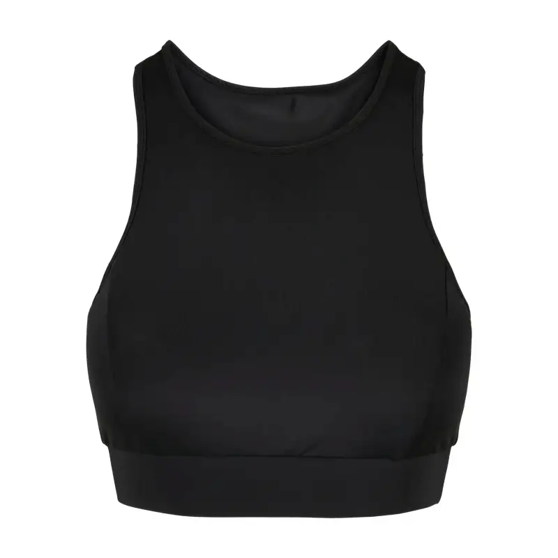 Urban Classics Reggiseno sportivo a collo alto