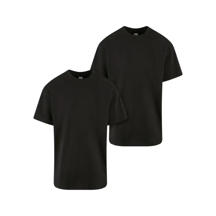 Urban Classics T-shirt oversize Heavy (x2) Noir