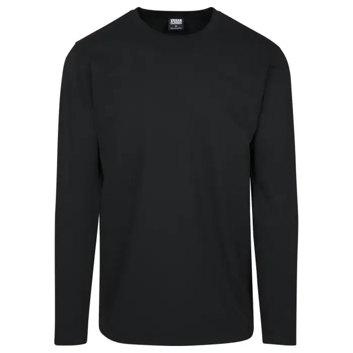 T-shirt Urban Classic stretch terry longleeve Noir