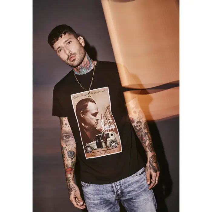 Urban Classics Urban Classic padrino poter T-shirt Noir