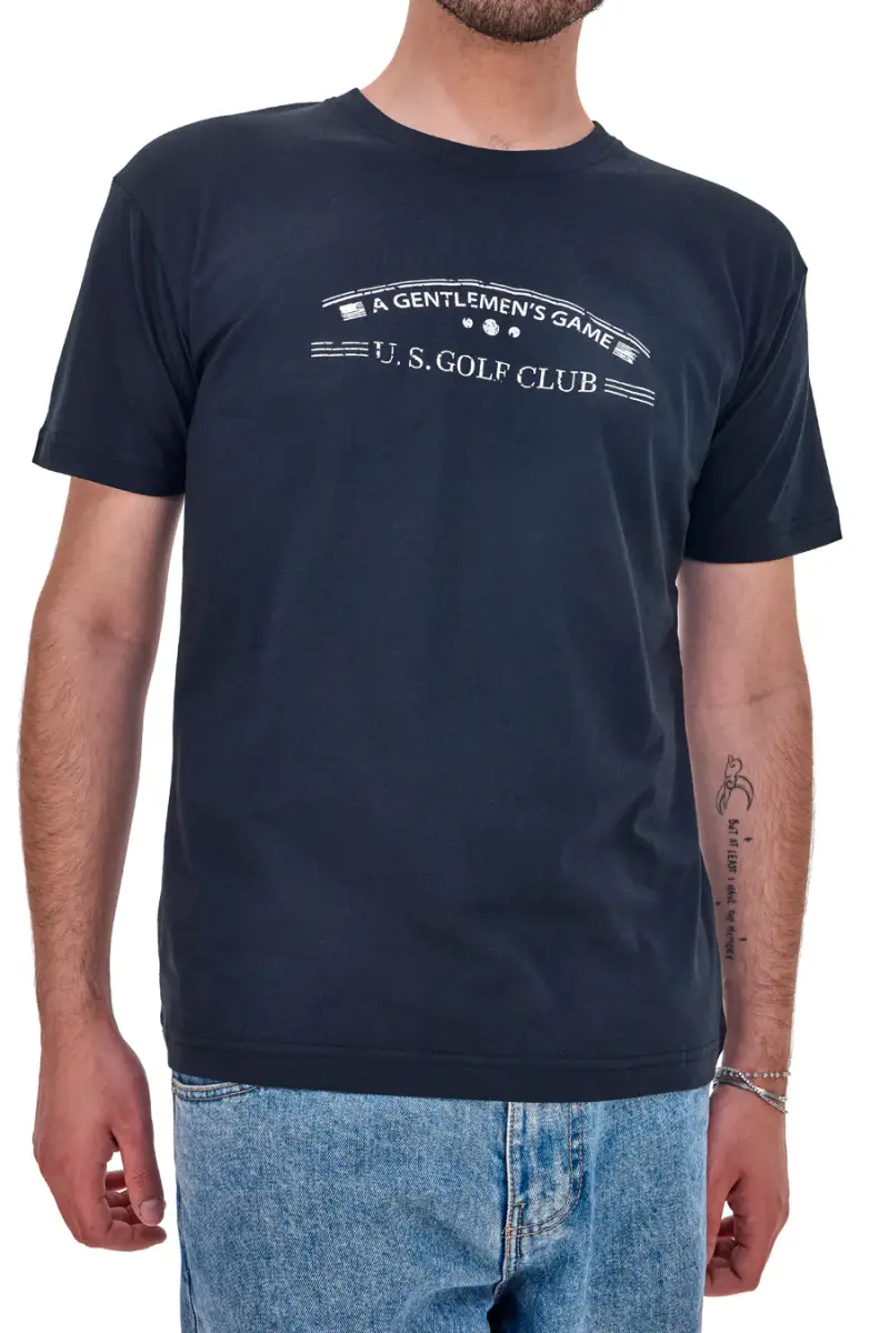 US GOLF CLUB T-shirt Blu 3388802
