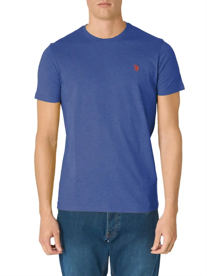 t-shirt u s polo assn micky da uomo - blu