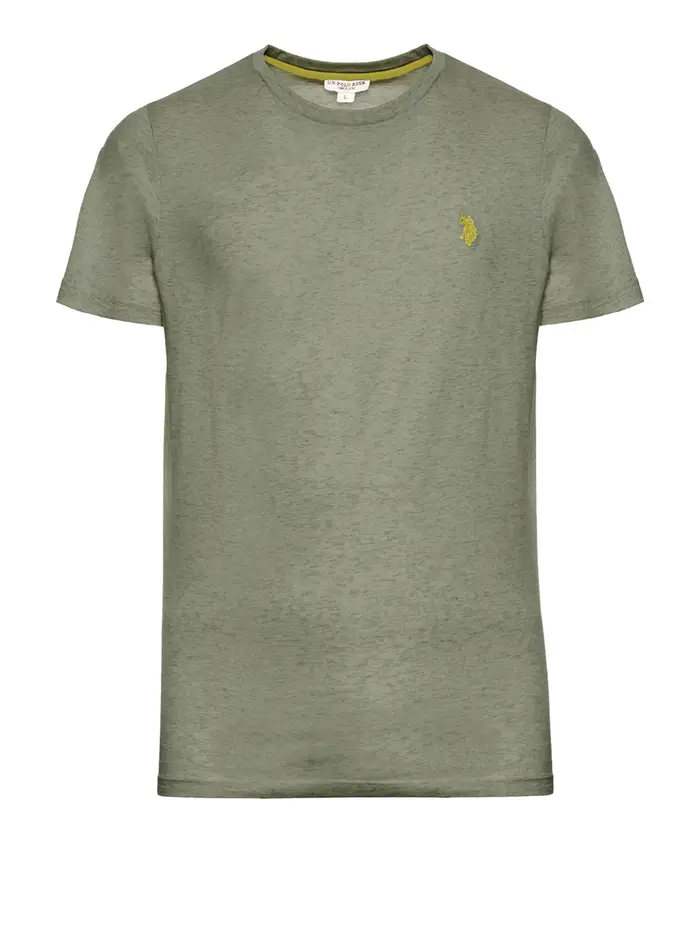 t-shirt u s polo assn micky da uomo - verde