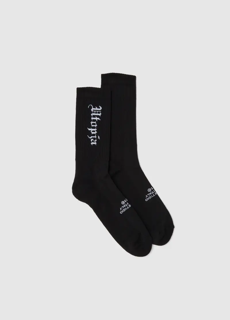 UTOPJA Bipack Padded Socks Black, Uomo, Nero