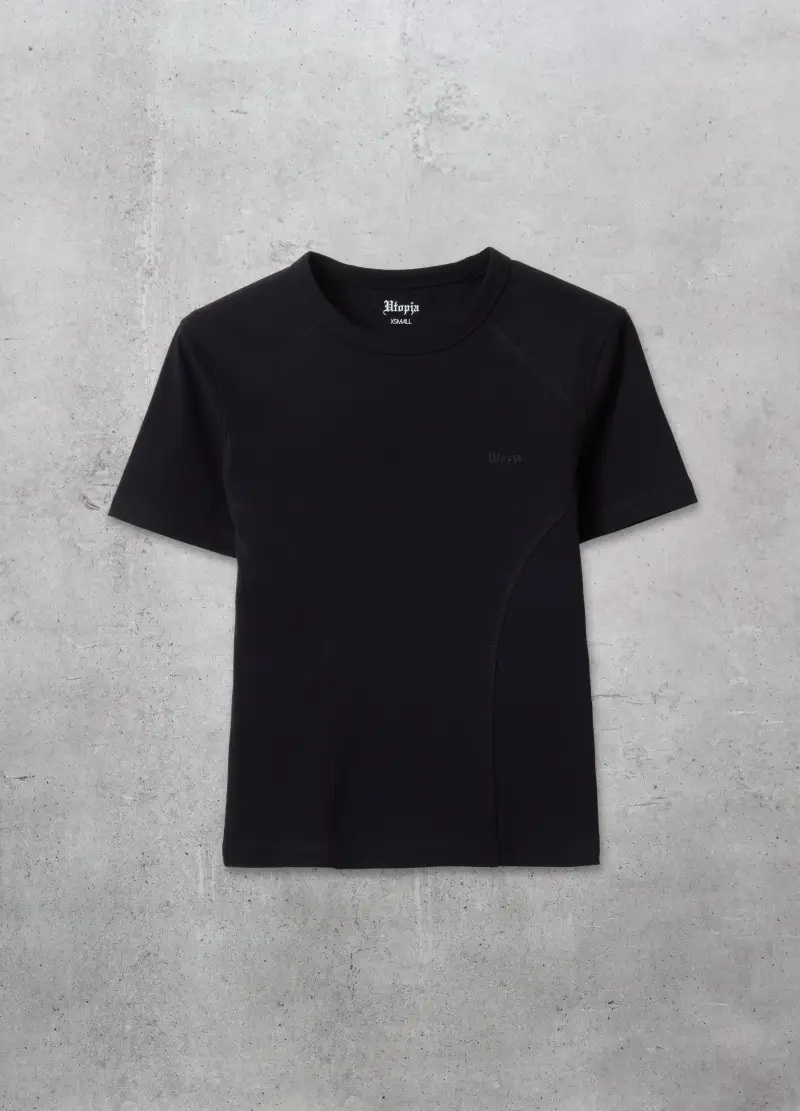 UTOPJA T-shirt Donna Nero 4330013