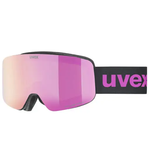 Uvex Pwdr FM - maschera da sci - bambino Black