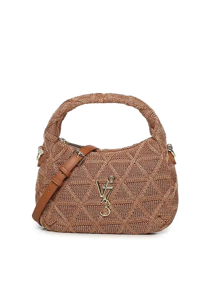 V°73 Borsa Dalia Con Logo Beige
