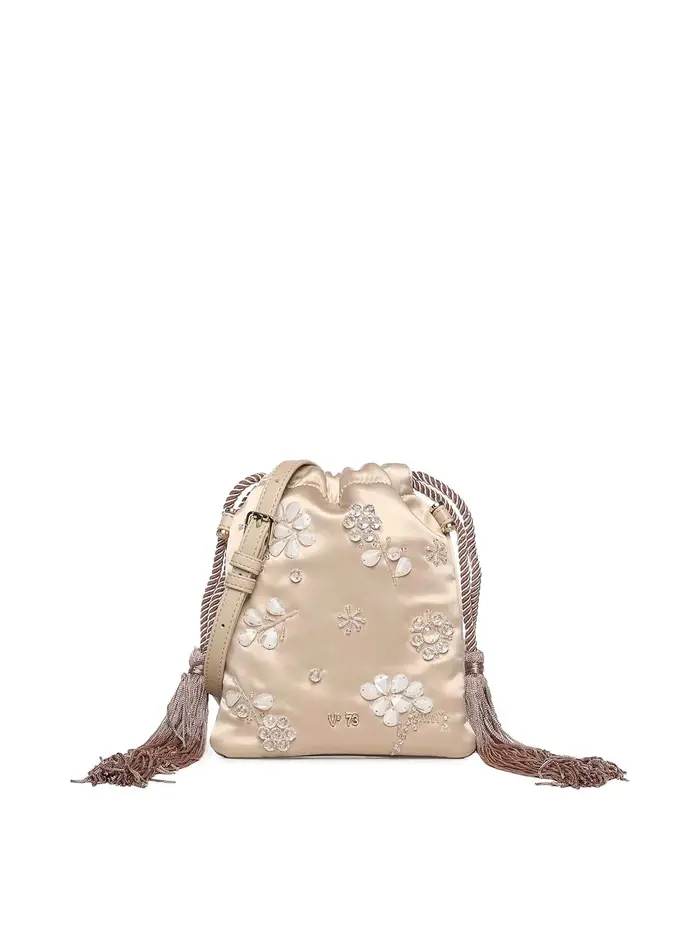 V°73 Borsa Mini Kayla Con Logo Argento