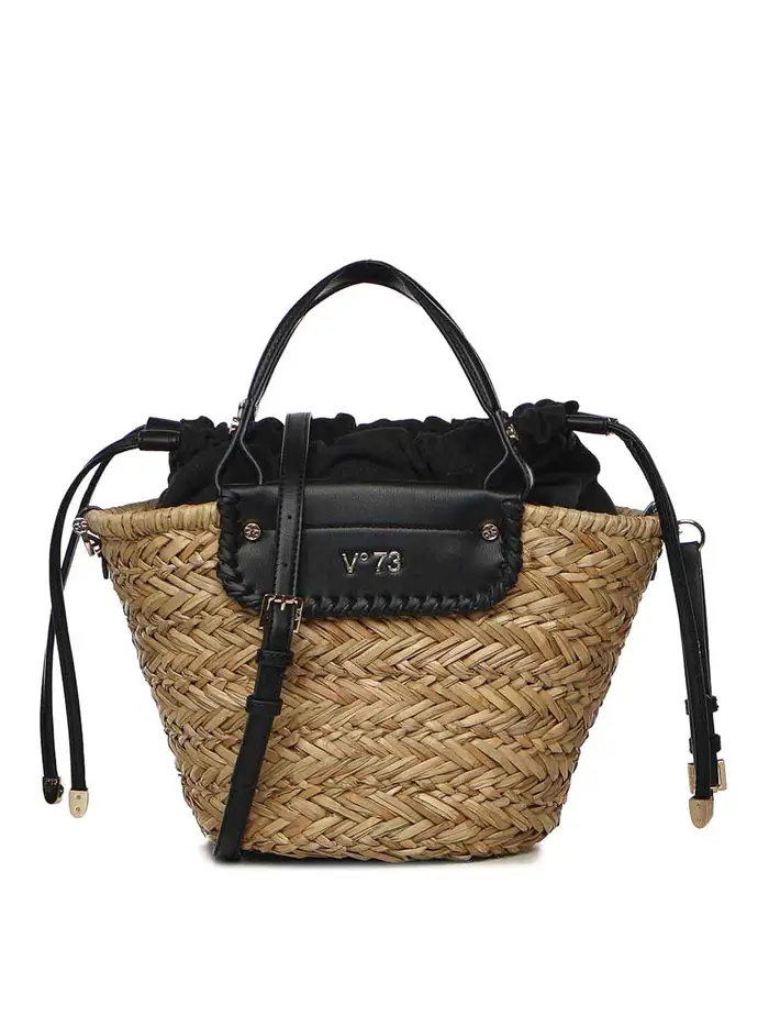 V°73 Borsa Mini Vanna Con Logo Nero